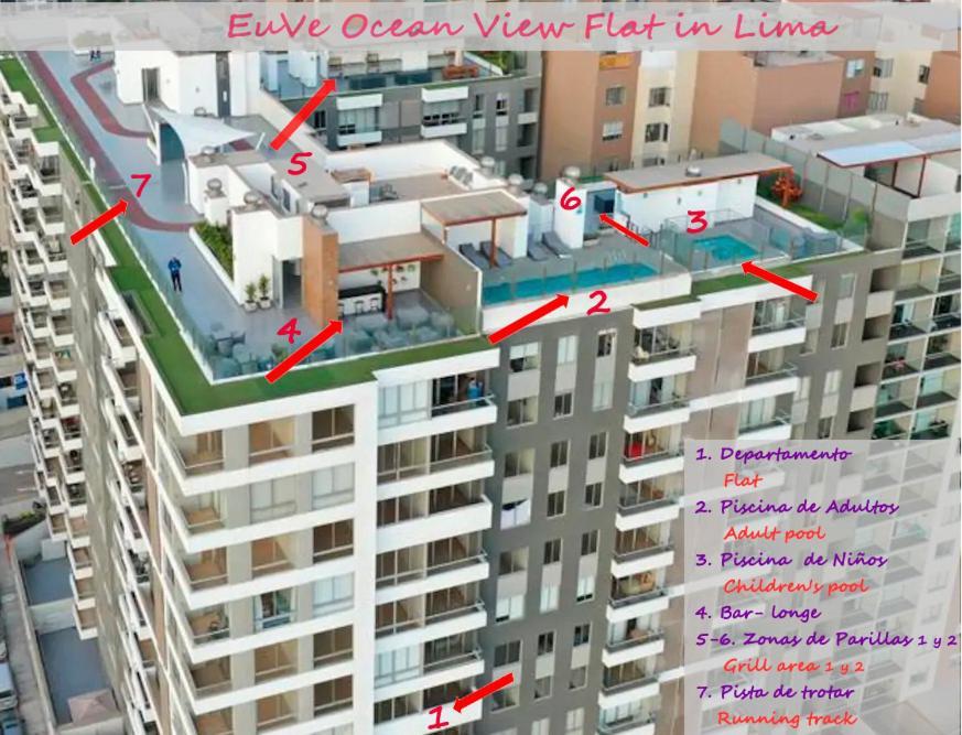 Апартаменты Euve Ocean View Flat In Лима Экстерьер фото